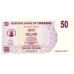 P41 Zimbabwe - 50 Dollars Year 2006/2007 (Bearer Cheque)